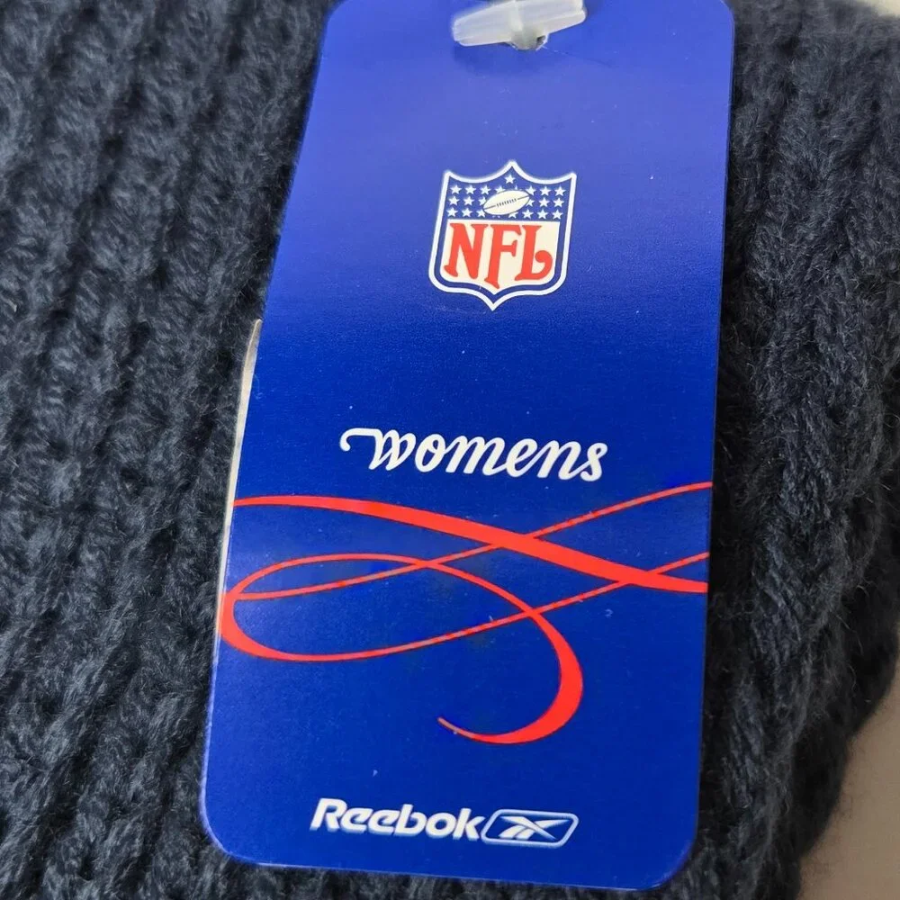 NWT NFL Chicago Bears Knit Scarf Women's Furry Edge‎ Football Cold Weather Wear